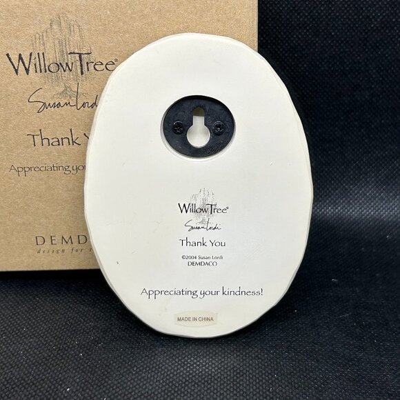New in box Willow Tree- "Thank you" plaque - Picture 2 of 2